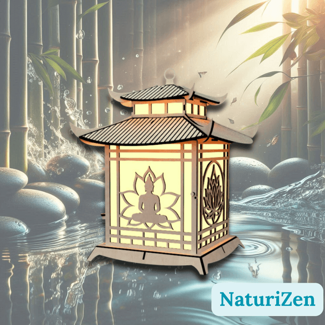 Lanterne Bouddha Lotus