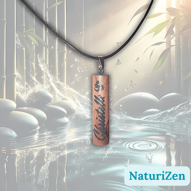 Pendentif Personnalisable en Bois 🌟❤️✨