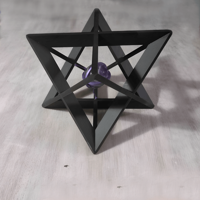 Le Merkaba  boule d'Améthyste