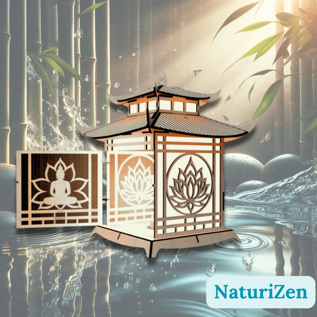 Lanterne Bouddha Lotus