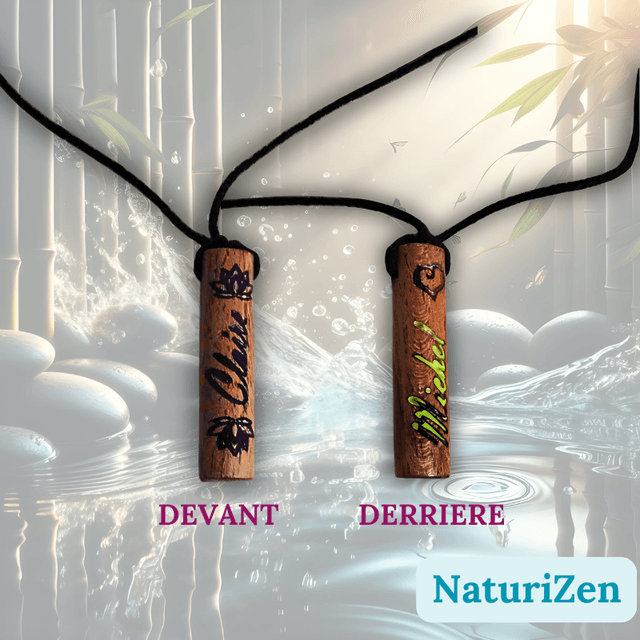 Pendentif Personnalisable en Bois 🌟❤️✨
