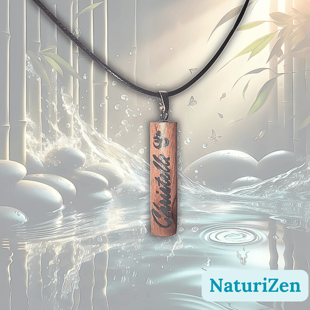 Pendentif Personnalisable en Bois 🌟❤️✨