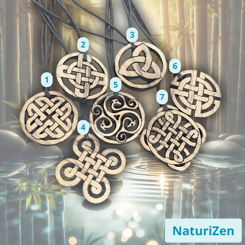 Pendentifs en Bois de Style Celtique 🌟🍀